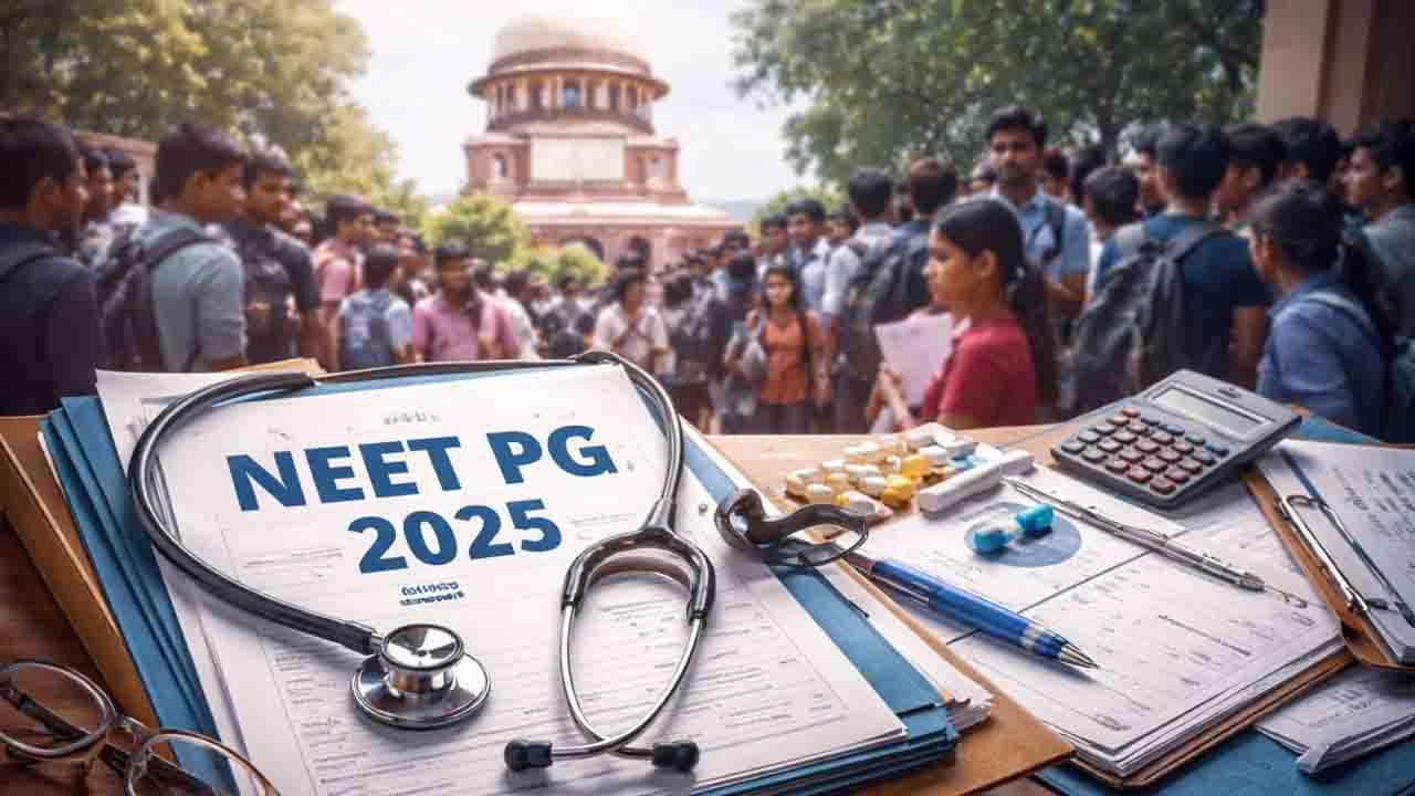 Home 4 NEET PG 2025: खूप खुशखबरी! कट-ऑफफ से 95,913 आणि विद्यार्थी पात्र, NBEMS ने नोटीस जारी केली